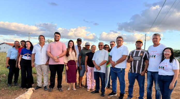 Catharina Garziera e Olavo Marques cumprem agenda em Vermelhos com o Bispo Diocesano Dom Antônio e visitam terreno da Paróquia Santo Antônio