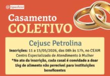 TJPE promoverá casamento coletivo para 100 casais de baixa renda em Petrolina