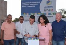 Prefeito de Juazeiro anuncia reconstrução da Escola Municipal João Dias Ferreira na comunidade de Junco-Alfavaca