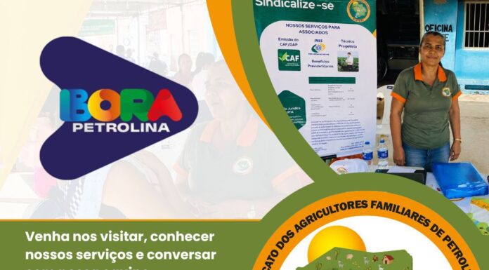 Sintraf-Petrolina participará da 22ª edição do Bora Petrolina com estande de serviços para agricultores familiares
