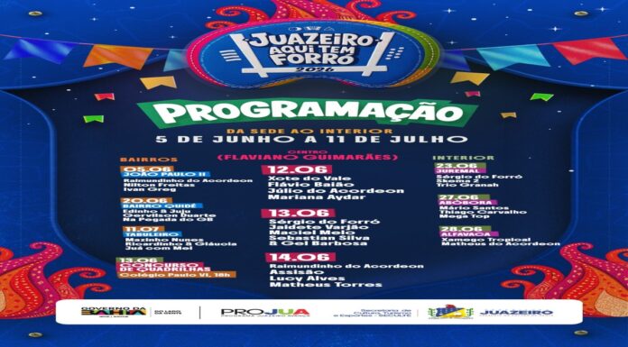 ‘Juazeiro, Aqui Tem Forró’ tem programação junina confirmada com atrações na sede e interior