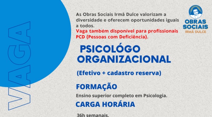 Hospital Regional de Juazeiro abre processo seletivo para contratação de Psicólogo Organizacional