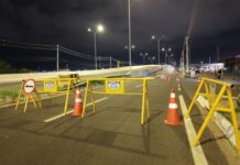 Montagem de barracas para o São João de Petrolina altera trânsito em trecho da Avenida Sete de Setembro
