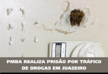 Polícia Militar realiza prisão por tráfico de drogas em Juazeiro nesta sexta