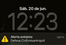 Ministério reforça segurança de sistema de alertas após envio de falsa mensagem emergencial