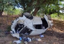 Vereador de Orocó fica ferido em acidente na BR-316, em Floresta; passageiro morre após veículo atropelar jumento