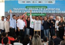 Em Juazeiro, Governador da Bahia e Ministro dos Transportes entregaram outros trechos de rodovias federais e estaduais