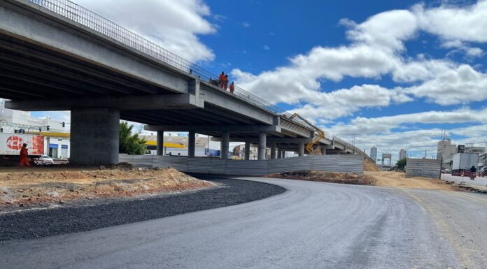 Nova rotatória da Travessia Urbana de Juazeiro será liberada para tráfego de veículos nesta segunda-feira (15)