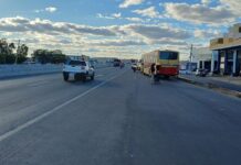 Ciclista atropelada por ônibus na BR-407, em Juazeiro, segue internada em estado grave