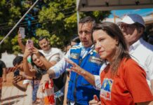 Em Cabrobó, governadora Raquel Lyra vistoria obras da nova estação de tratamento de água e qualificação da PE-510