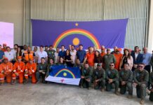 Petrolina ganha novo hangar do Centro Integrado de Operações Aéreas; governadora Raquel Lyra e o secretário de Defesa Social, Alessandro Carvalho, fazem a entrega