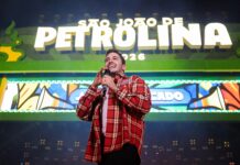 Jonas Esticado encerrou segunda noite do São João de Petrolina com sucessos e muito forró