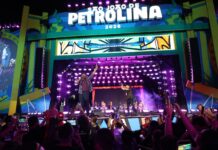 Thiaguinho faz estreia e celebridades invadem o pátio de eventos Ana das Carrancas no sétimo dia do São João de Petrolina