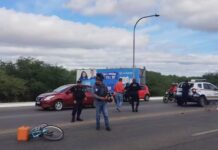 Ciclista morre atropelado por carro ao tentar atravessar a Avenida Clementino Coelho em Petrolina