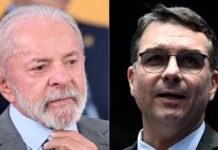 Lula abre 9 pontos à frente de Flávio Bolsonaro no 1º turno, aponta BTG/Nexus