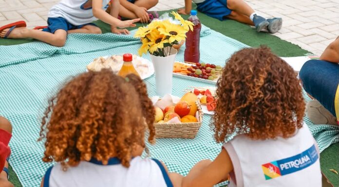 Durante o recesso escolar, Secretaria de Educação de Petrolina orienta famílias sobre a importância de manter uma alimentação saudável