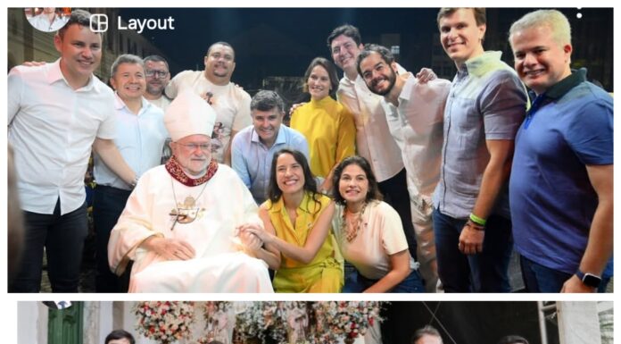 Raquel Lyra reúne três pré-candidatos ao Senado em ato religioso e expõe disputa ainda aberta na base