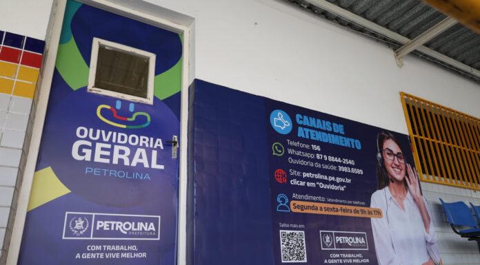 Ouvidoria Municipal fortalece participação popular e contribui para aprimorar os serviços públicos de Petrolina