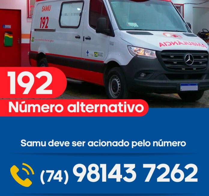 Número alternativo SAMU