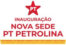 PT inaugura nova sede em Petrolina neste sábado (11) e amplia mobilização política para as eleições de 2026