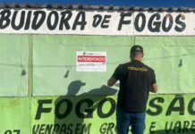 Prefeitura de Juazeiro intensifica fiscalização e interdita 10 barracas de comercialização de fogos de artifício