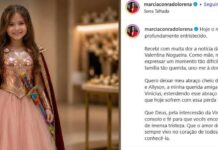 Prefeita de Serra Talhada lamenta morte de menina vítima de queimaduras em restaurante