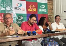 Psol-Rede lança chapa e defende candidatura como “verdadeira terceira via”