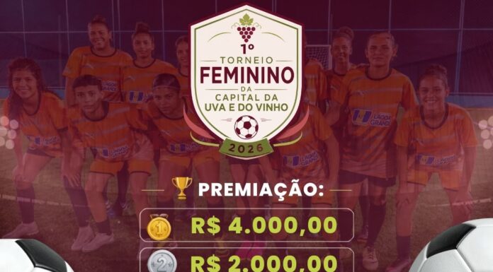 Prefeitura de Lagoa Grande promove 1º Torneio Feminino de Futsal Capital da Uva e do Vinho