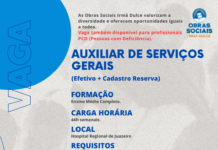 Hospital Regional de Juazeiro abre processo seletivo para contratação de auxiliar de serviços gerais