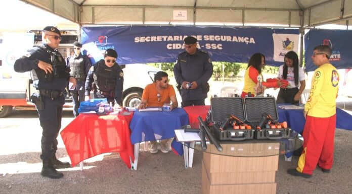 Secretaria de Segurança Cidadã amplia ações de prevenção e orientação durante Prefeitura Presente em Itamotinga