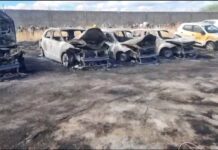 Detran-BA diz que veículos atingidos por incêndio em pátio de Juazeiro estavam em área de uso comercial