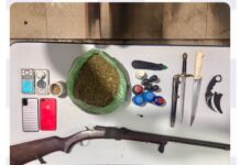 Polícia Militar apreende drogas, arma artesanal e materiais para recarga de munição em Afrânio