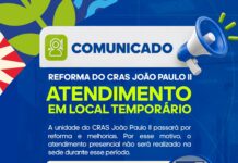 Prefeitura de Juazeiro informa reforma do CRAS João Paulo II e mudança temporária nos atendimentos
