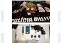 Três suspeitos são presos em operação da PM que apreendeu armas e drogas em Petrolina