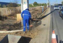 Prefeitura de Petrolina intensifica limpeza nas principais avenidas do Distrito Industrial