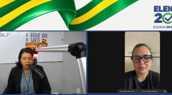 Camila Falcão diz que processo eleitoral desigual favorece partidos e que candidatura busca “mudança radical na estrutura” de poder