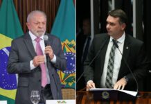 No 1º turno, Lula tem 40% e Flávio Bolsonaro 35%; Caiado 5%, Renan 4% e Zema 3%, diz BTG/Nexus