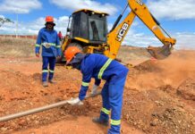 Lagoa Grande inicia obras da implantação de rede de distribuição de água nos bairros Alto Bela Vista e Vila Nova, em Vermelhos