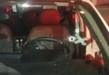 Viatura da PM é atingida por tiro durante perseguição a suspeitos em Petrolina
