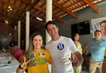 Lara Cavalcanti cumpre agenda em Ipubi ao lado de Anderson Ferreira