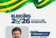 Grande Rio FM 100,7 entrevista nesta quinta (3) o deputado federal e candidato à reeleição Fernando Filho (União) no Nossa Voz