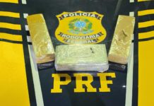 Passageiro de ônibus é detido pela PRF com cocaína e skank em Serra Talhada