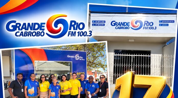 Grande Rio FM 100,3 celebra 17 anos em Cabrobó em meio às comemorações pelos 98 anos do município