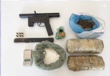 Polícia militar apreende drogas, munições e metralhadora artesanal no bairro São Gonçalo, em Petrolina
