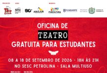 Oficina de Teatro abre inscrições para estudantes da rede pública em Petrolina