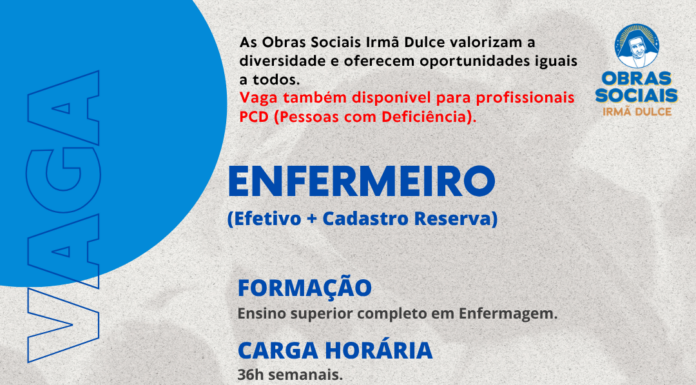 Hospital Regional de Juazeiro abre processo seletivo para contratação de enfermeiro e técnico de enfermagem